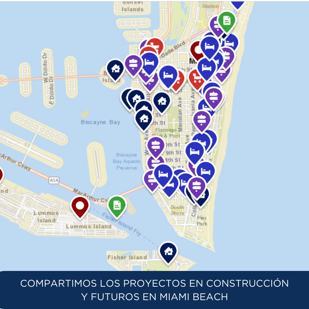 Compartimos los proyectos en construcción y futuros en Miami Beach