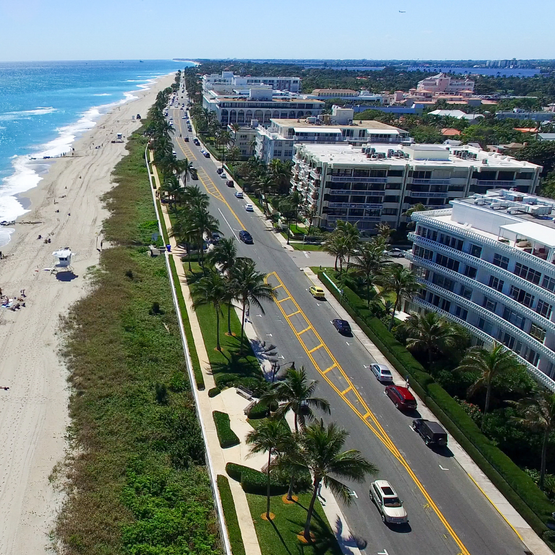 A West Palm Beach en tren desde Miami