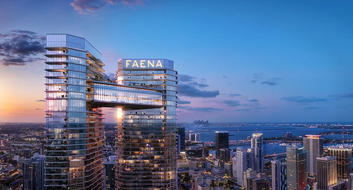 Faena inaugura nuevo distrito cultural con una emblemática torre a orillas del río Miami