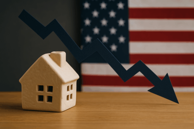 Hipotecas en EE.UU.: la tasa fija a 30 años cae y se acerca al 6%